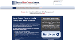 Desktop Screenshot of indiananamechangelaw.com