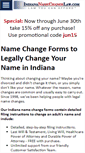 Mobile Screenshot of indiananamechangelaw.com