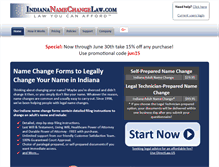 Tablet Screenshot of indiananamechangelaw.com